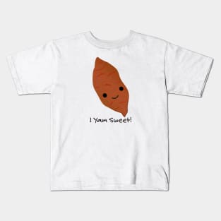 I Yam Sweet Cute Sweet Potato Kids T-Shirt